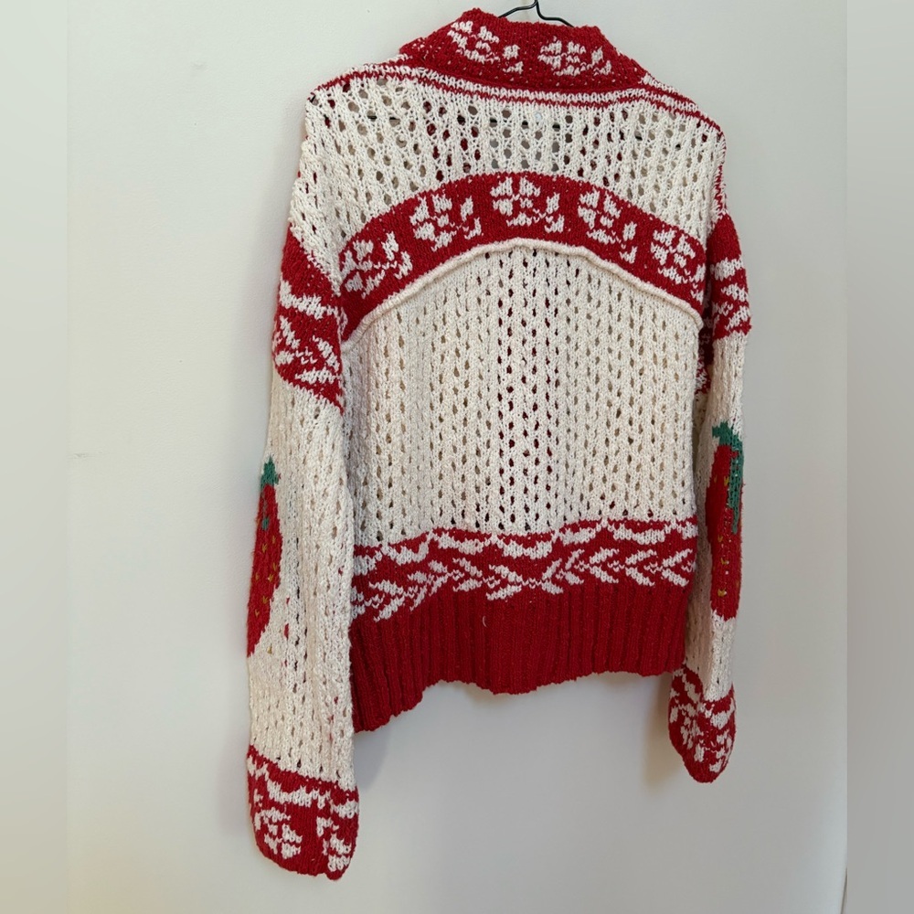 NWOT Urban Outfitters Kimchi Blue Libby Oversized Fairisle Knit Cardigan Size XS - Picture 14 of 16